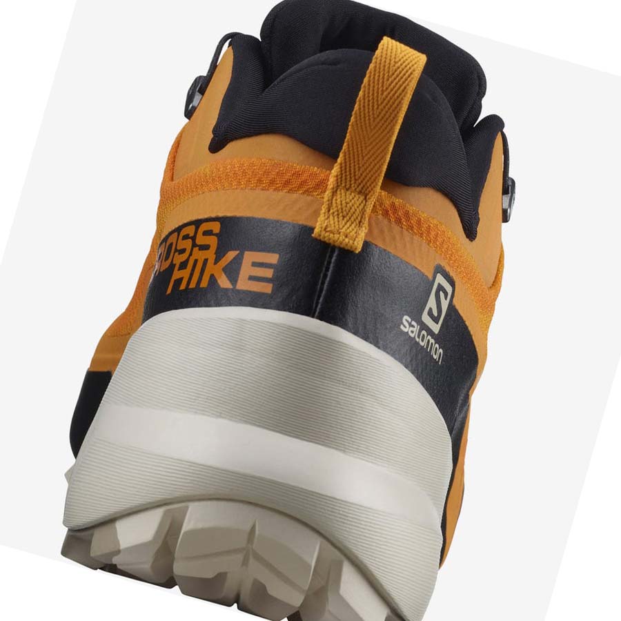 Tenis Senderismo Salomon CROSS HIKE GORE-TEX Hombre Naranjas | MX 3607JPQ